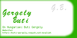 gergely buti business card